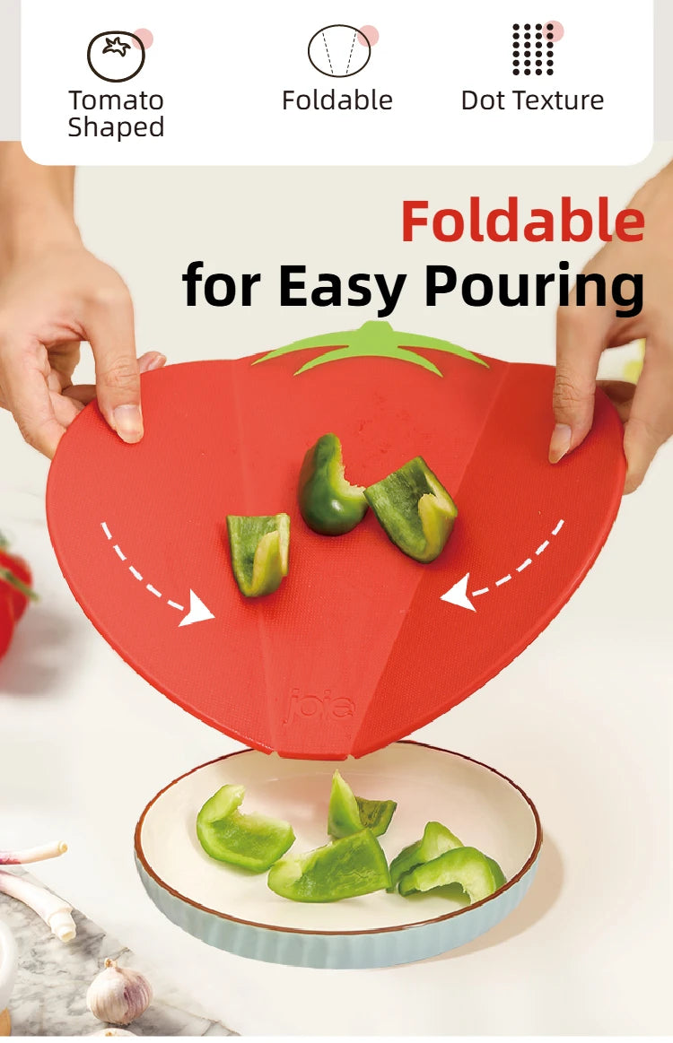 Jolie Planche à découper Tomate Planche à découper pliante Antibactérien Anti-alde Sans odeur Qualité alimentaire Fruits Cuisine Légumes