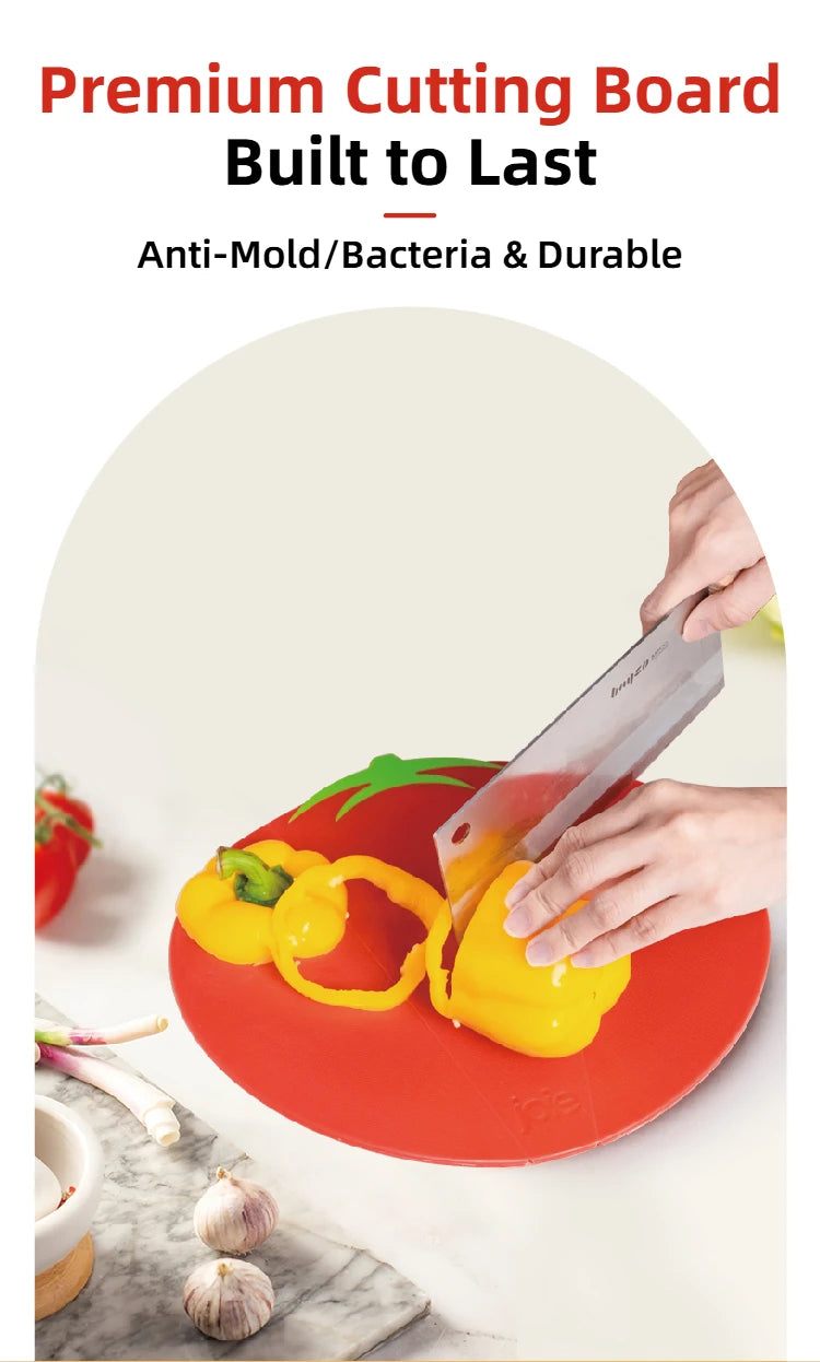 Jolie Planche à découper Tomate Planche à découper pliante Antibactérien Anti-alde Sans odeur Qualité alimentaire Fruits Cuisine Légumes