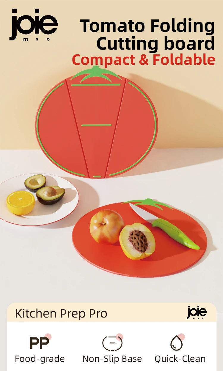 Jolie Planche à découper Tomate Planche à découper pliante Antibactérien Anti-alde Sans odeur Qualité alimentaire Fruits Cuisine Légumes