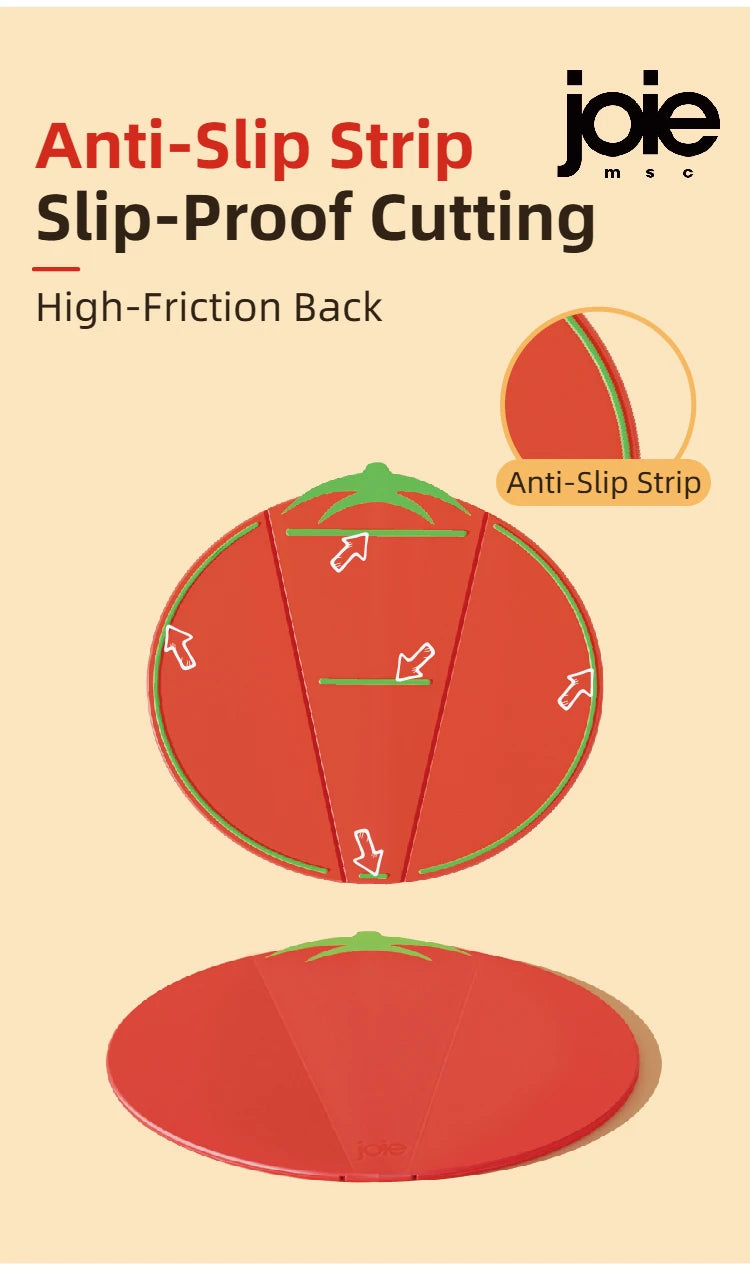 Jolie Planche à découper Tomate Planche à découper pliante Antibactérien Anti-alde Sans odeur Qualité alimentaire Fruits Cuisine Légumes