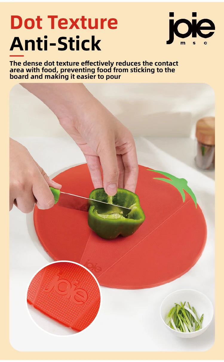 Jolie Planche à découper Tomate Planche à découper pliante Antibactérien Anti-alde Sans odeur Qualité alimentaire Fruits Cuisine Légumes