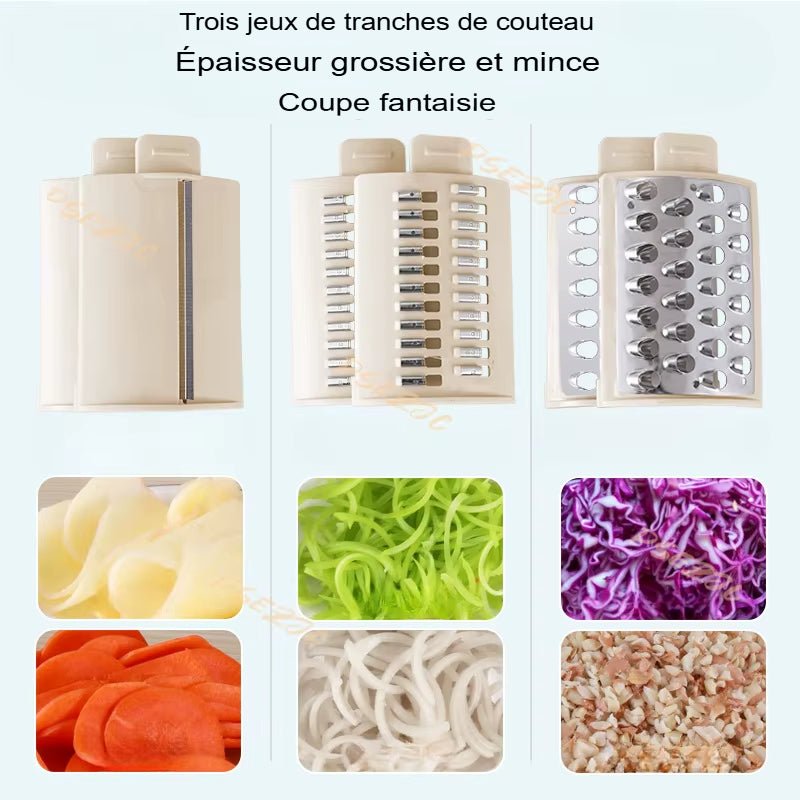 coupe legume electrique lame acier inoxydable
