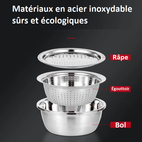 Coupe Légume Nouveau avec bol récupérateur™ | Multifonction