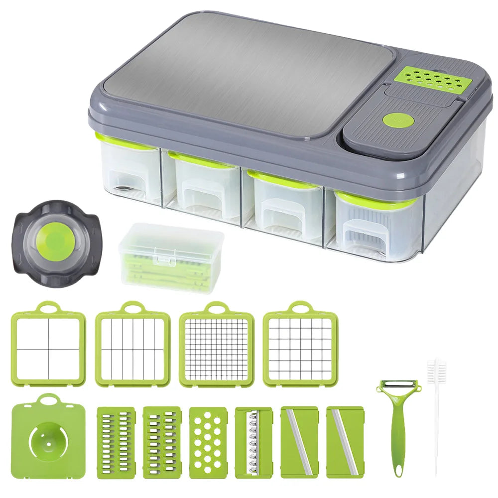 Ensemble de hachoirs multifonctions pour légumes accessoires