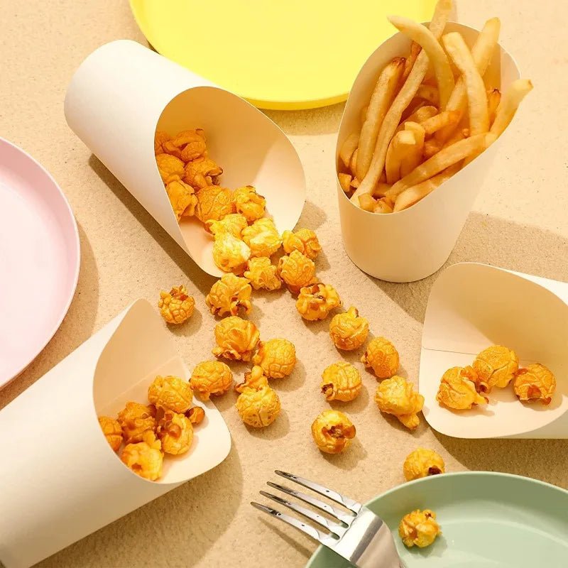 Gobelets à frites en Kraft écologique 