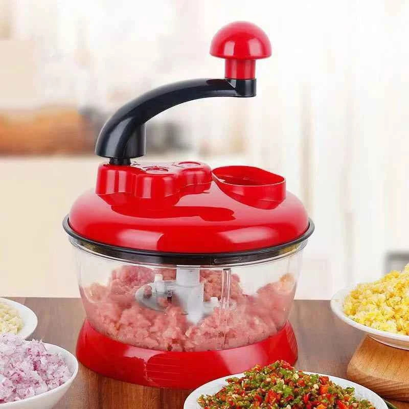 Hachoir a ail coupe-légumes robot culinaire multifonctionnel hachoir a viande manuel oignon Chili Cutter masher accessoires de cuisine