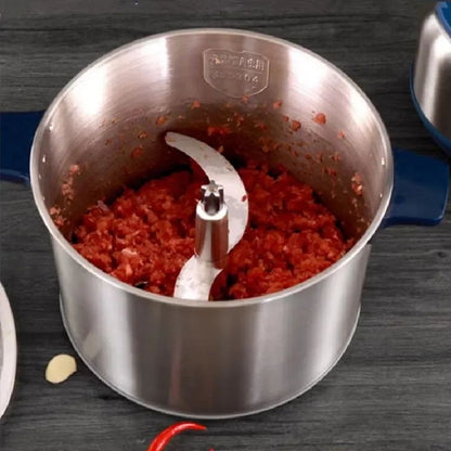 Hachoir a viande electrique 6L inox hachage tres fin