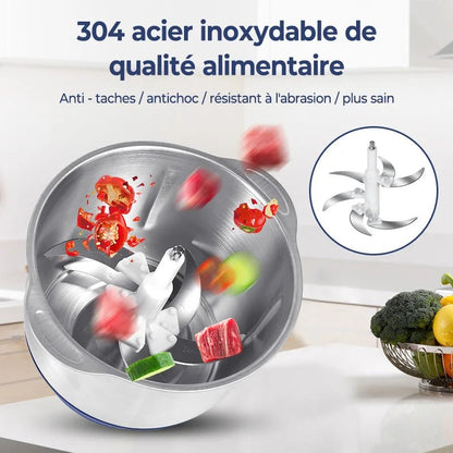 Hachoir à viande électrique anti-taches