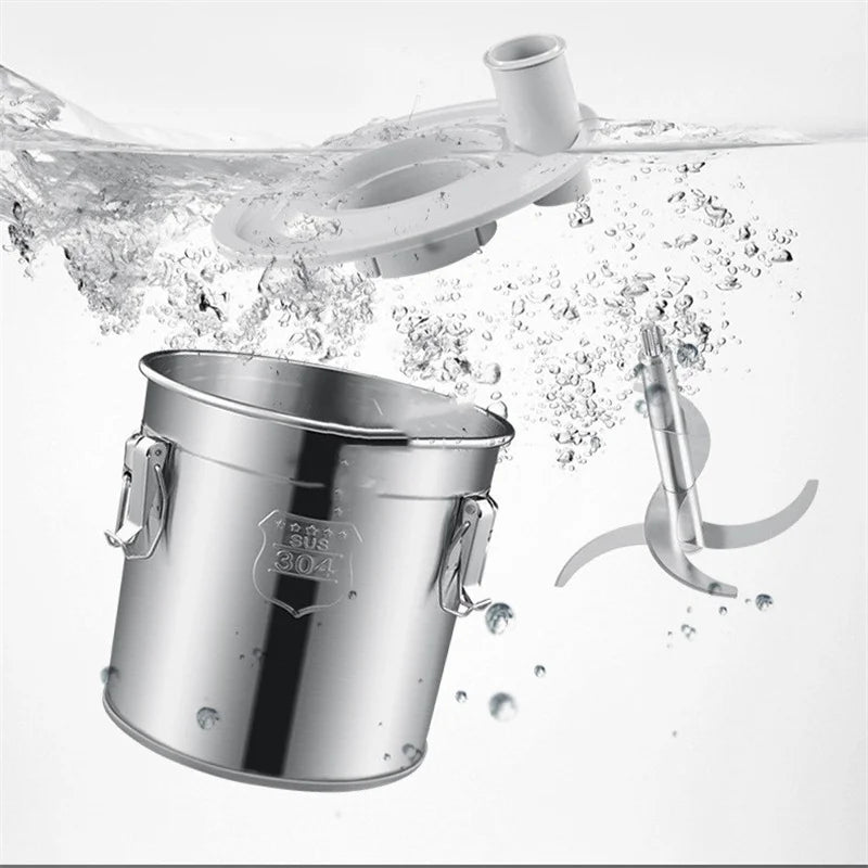 Hachoir a viande electrique de grande capacite et haute puissance robot culinaire en acier inoxydable machine commerciale 16L 20L entretient facile
