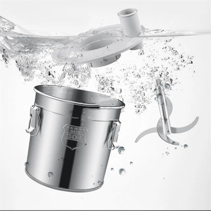 Hachoir a viande electrique de grande capacite et haute puissance robot culinaire en acier inoxydable machine commerciale 16L 20L entretient facile
