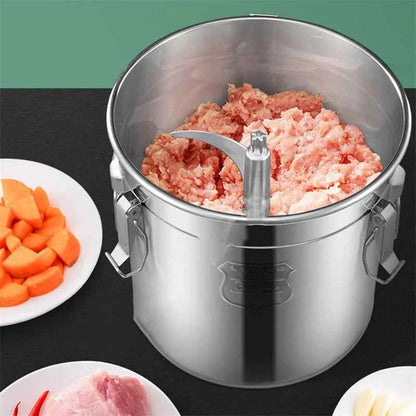 Hachoir a viande legume electrique de grande capacite et haute puissance robot culinaire en acier inoxydable machine commerciale 16L 20L
