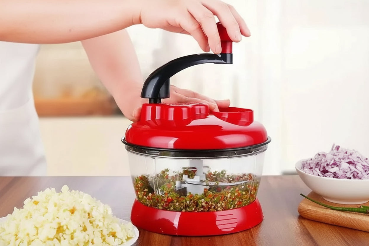 Hachoir a ail coupe-légumes robot culinaire multifonctionnel hachoir a viande manuel oignon Chili Cutter masher accessoires de cuisine