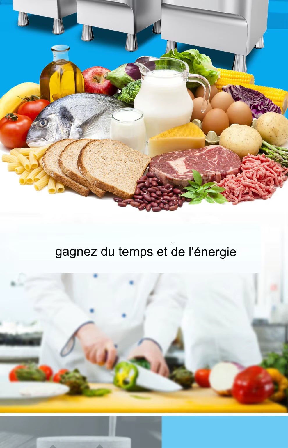 Hachoir alimentaire automatique gagner du temps
