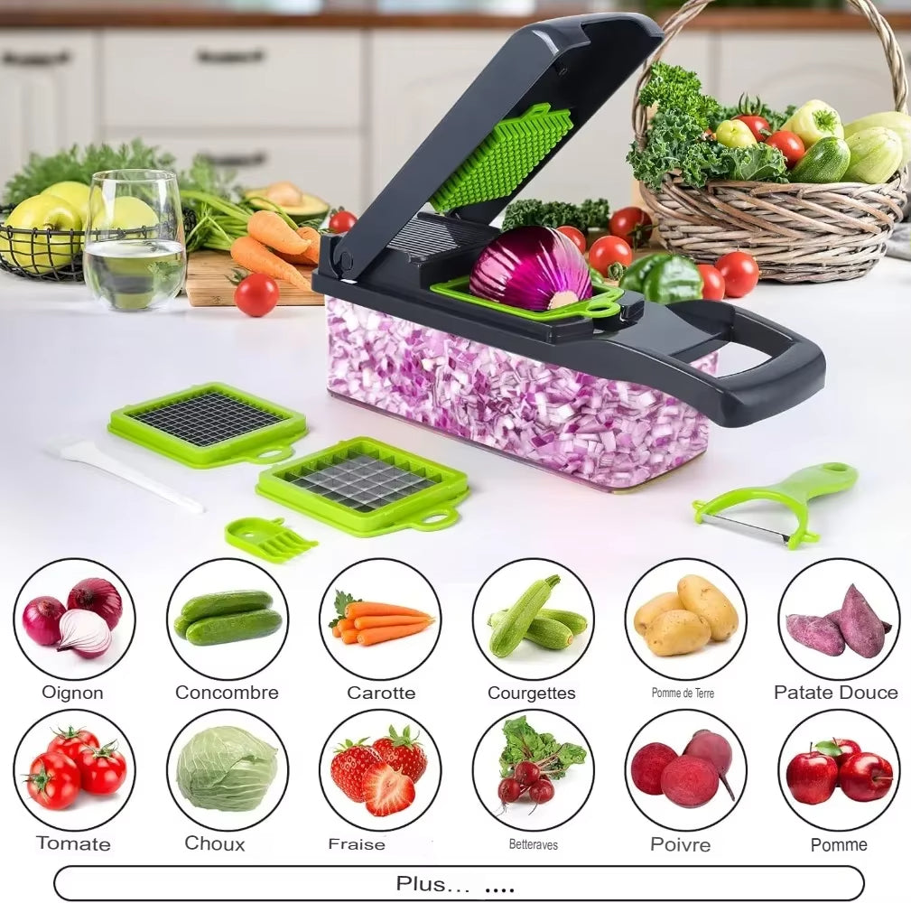 Hachoir légumes et fruits multifonctionnel 
