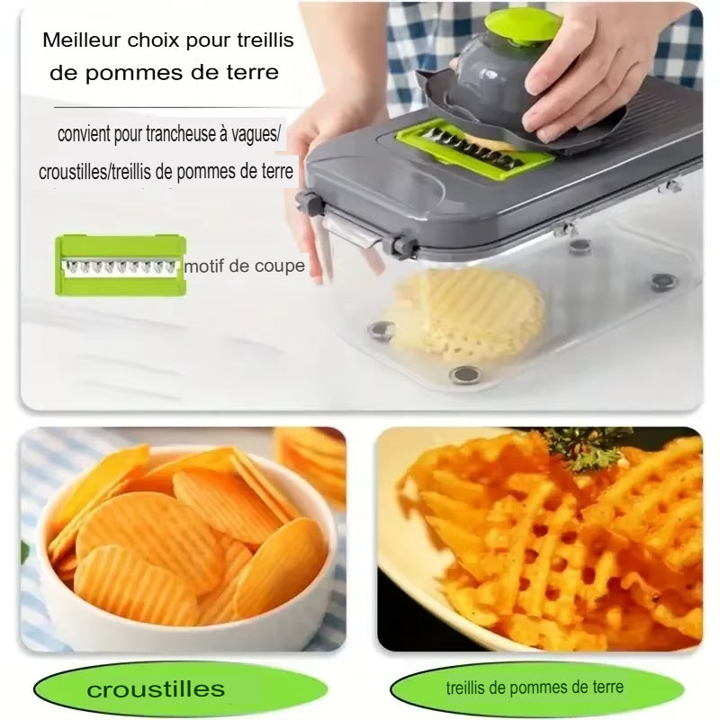 Hachoir legumes multifonctionnel formes