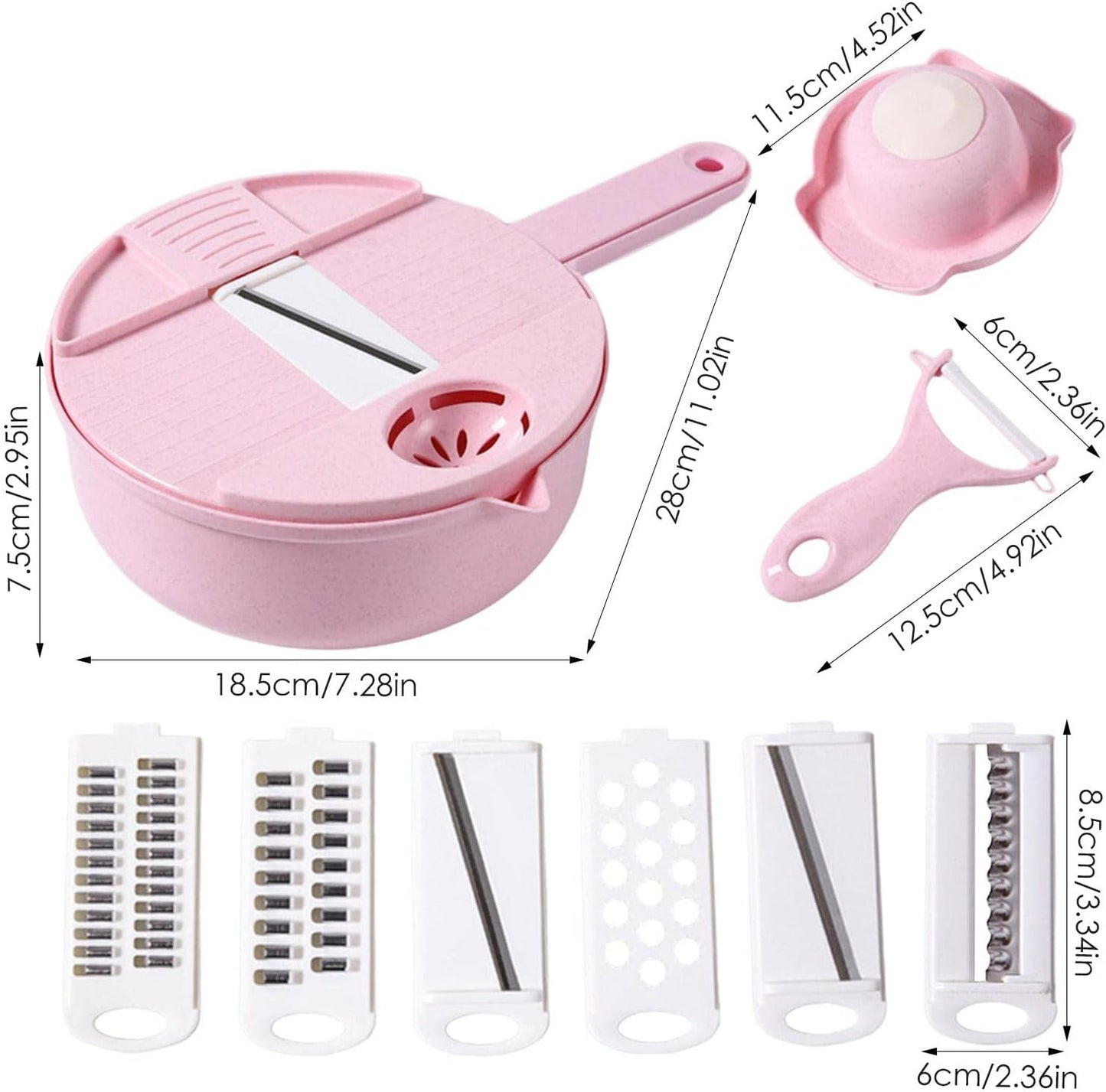 Mandoline Cuisine | Coupe Légumes Multifonctions™ - ustensilesZ