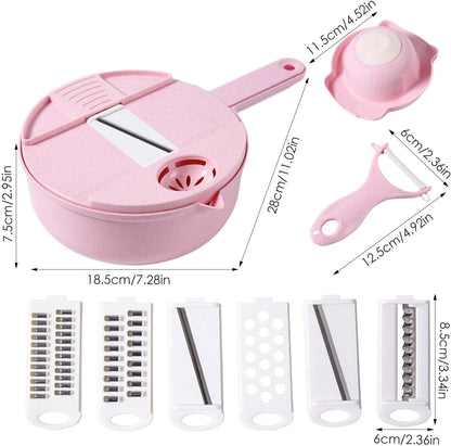 Mandoline Cuisine | Coupe Légumes Multifonctions™ - ustensilesZ