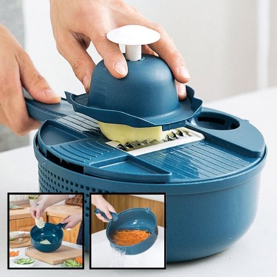 Mandoline Cuisine | Coupe Légumes Multifonctions™ - ustensilesZ