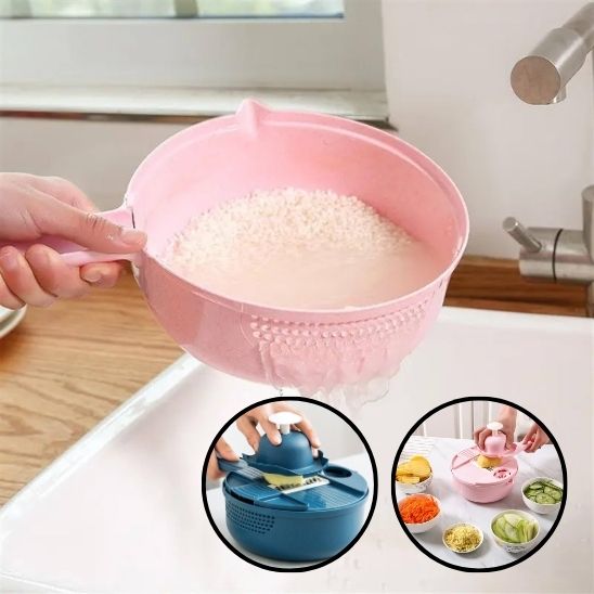 Mandoline Cuisine | Coupe Légumes Multifonctions™ - ustensilesZ