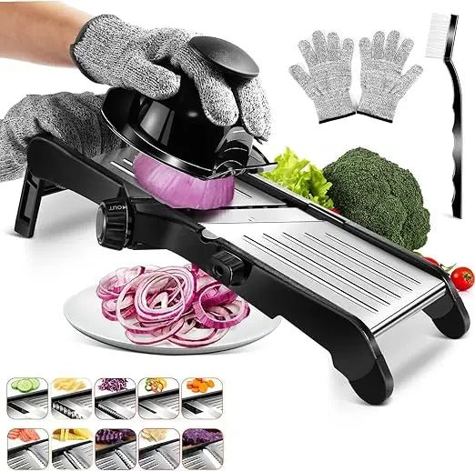 Mandoline cuisine coupe ognion rape betterave pomme de terrre