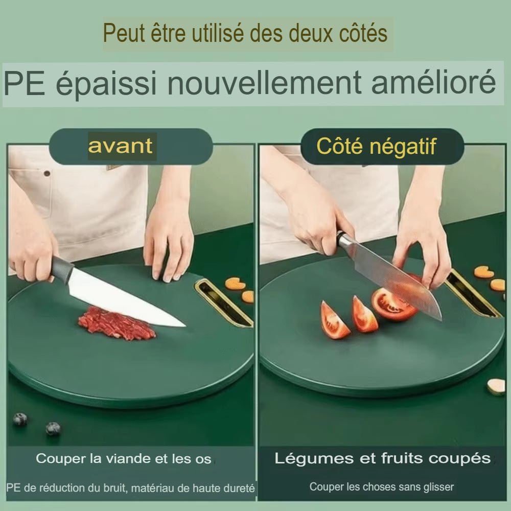 Planche à découper en plastique pour couper la viande 