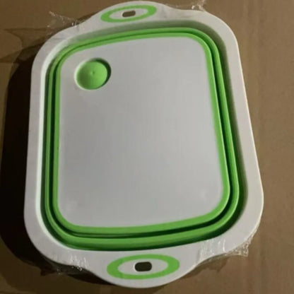 Planche à découper pliable vert