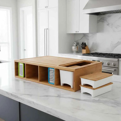 Planche à découper multifonctionnelle avec tiroir™ | ensemble d'outils  pour la cuisine