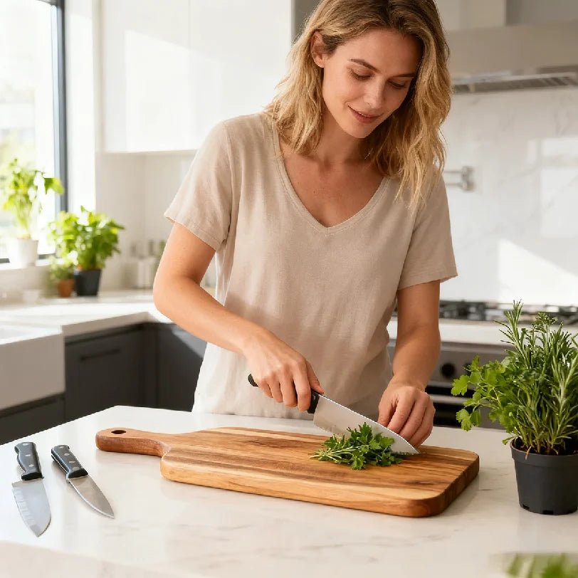 Planches à découper en bois pour legumes