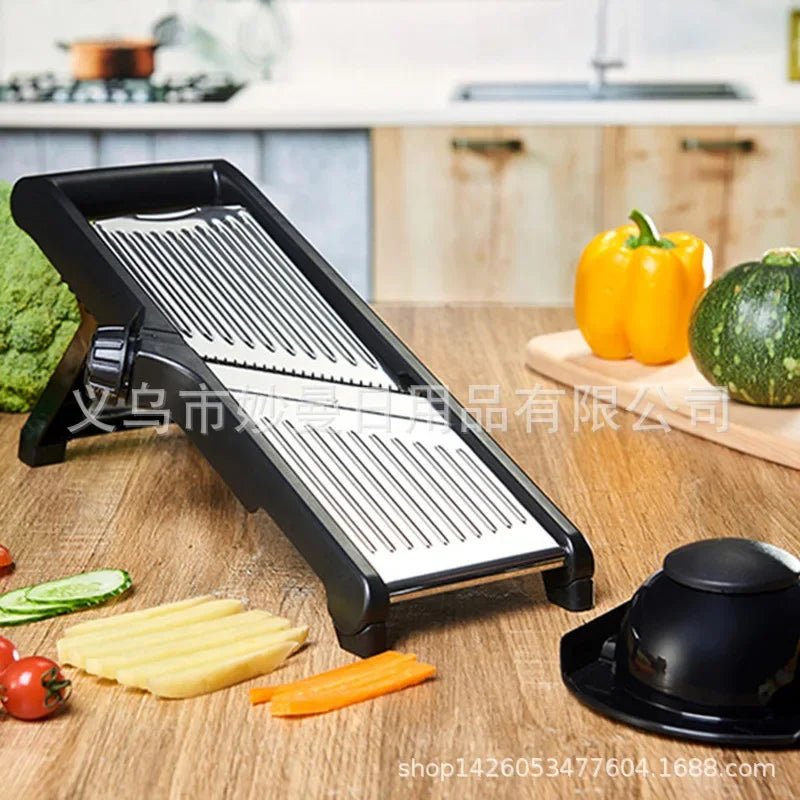 Mandoline De Cuisine Inox Réglable Coupe Légumes Multifonction