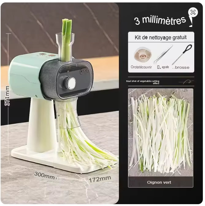 Hachoir Électrique™  | Entièrement Automatique pour Oignons Verts, Piments et Germes de Haricot