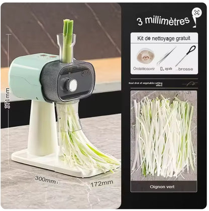 Hachoir Électrique™  | Entièrement Automatique pour Oignons Verts, Piments et Germes de Haricot