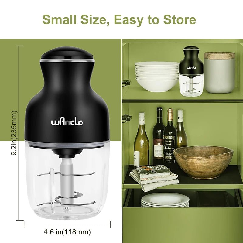 Hachoir Mélangeur Électrique 0,6 L 350 W Lames Inox