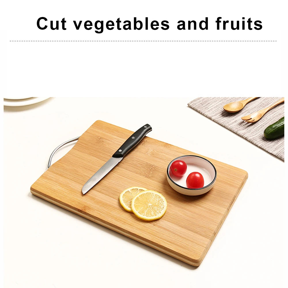 Planche à découper en bambou, bloc de boucher, planche à charcuterie au fromage, planche à découper pour viande, légumes et fruits