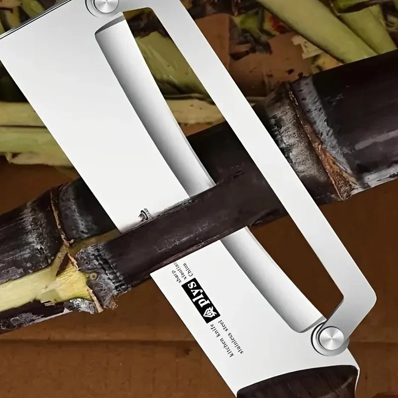 Éplucheur Inox Manche Imitation Bois Polyvalent Cuisine