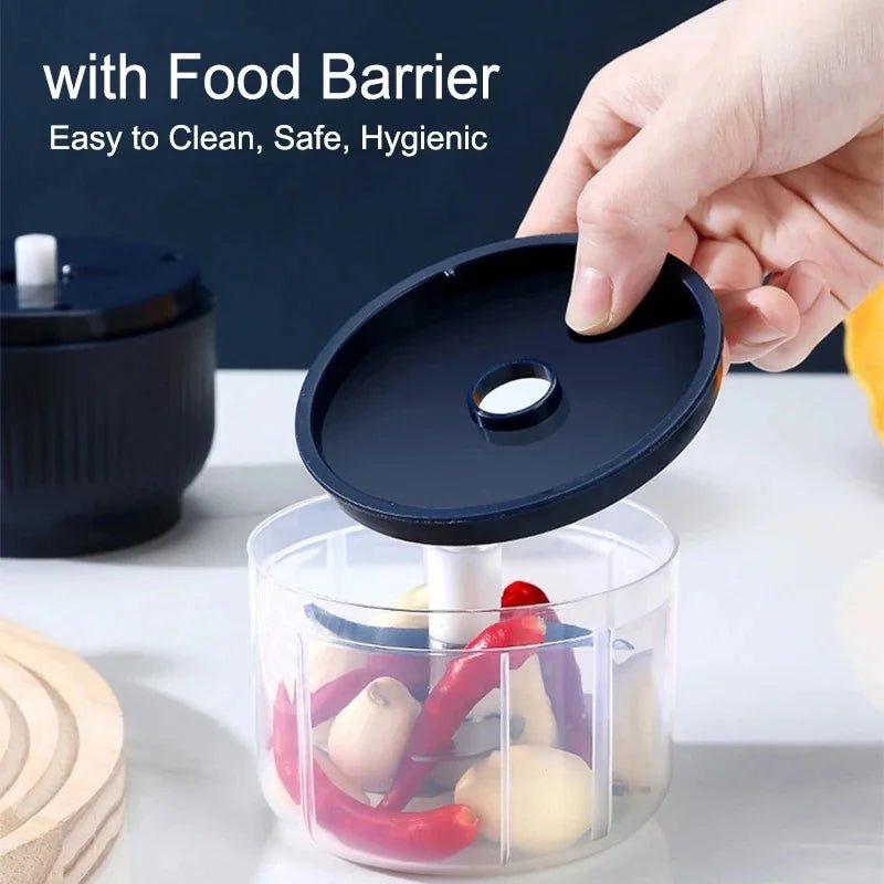 Mini Hachoir Électrique USB 250 ml pour Ail et Légumes