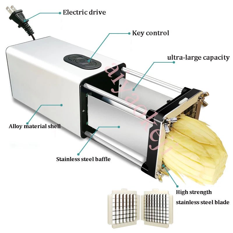 Coupe-Frites Électrique Fench Fries dimension compact