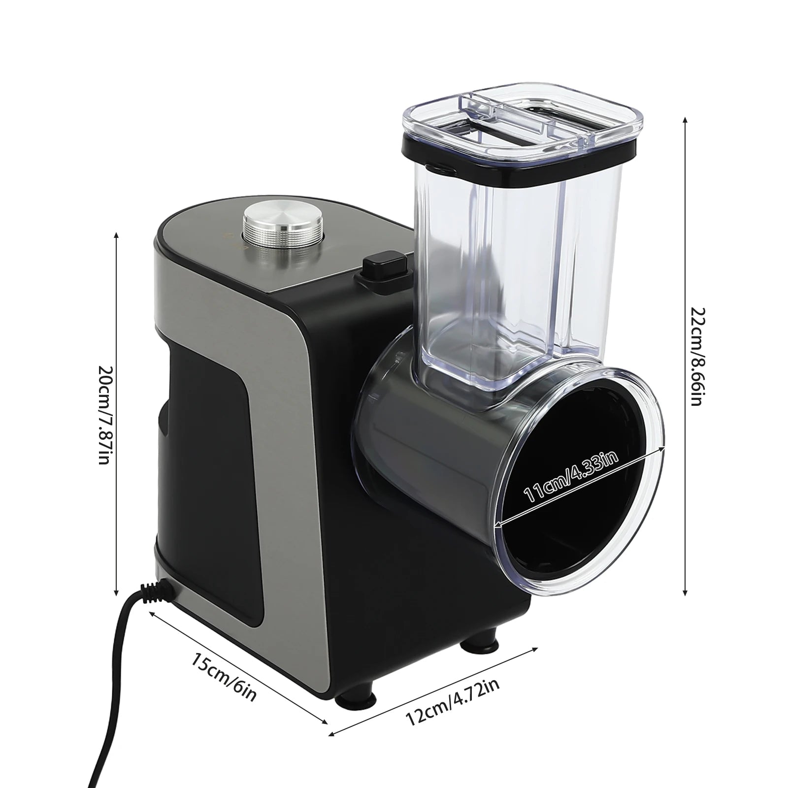 coupe legume electrique dimension