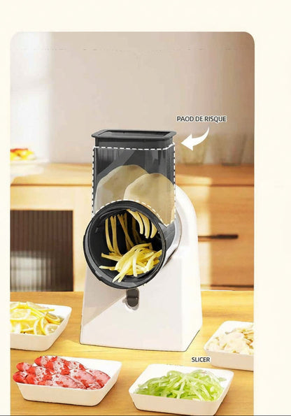 coupe legume fruit tambour rotatif couvercle protection
