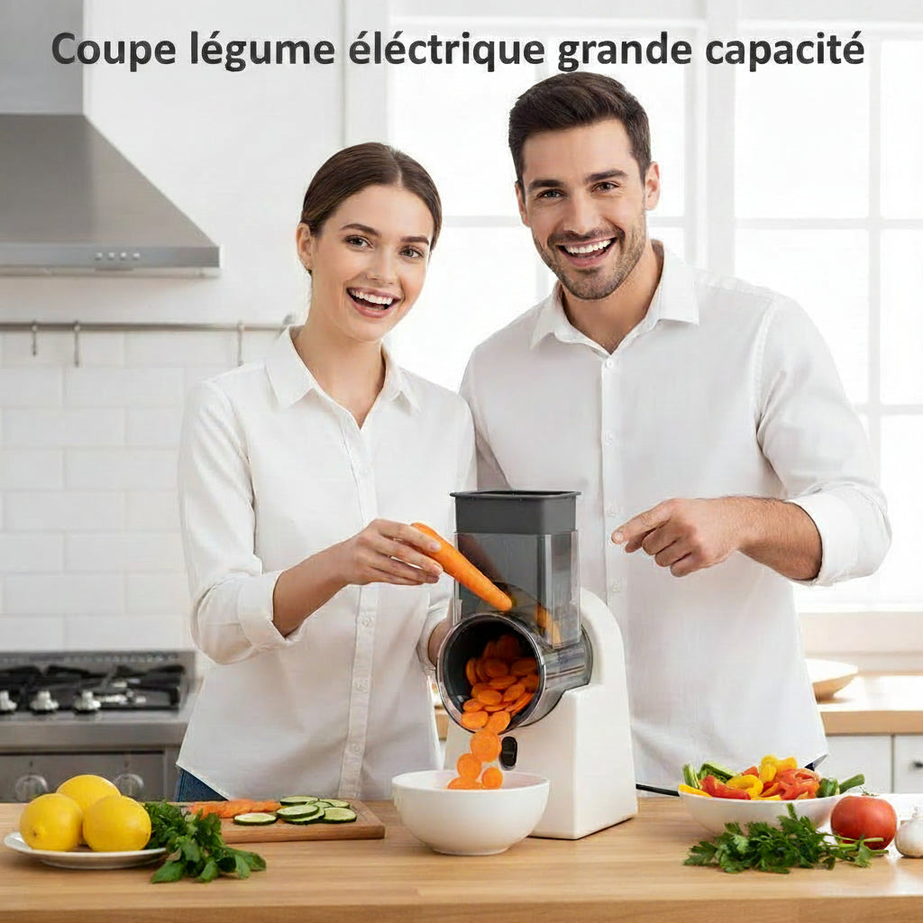 coupe legume fruit tambour rotatif grande capacite