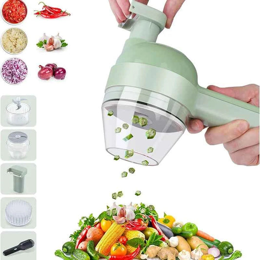 coupe-légumes électrique 5 en 1, l™ robot culinaire et hachoir portables
