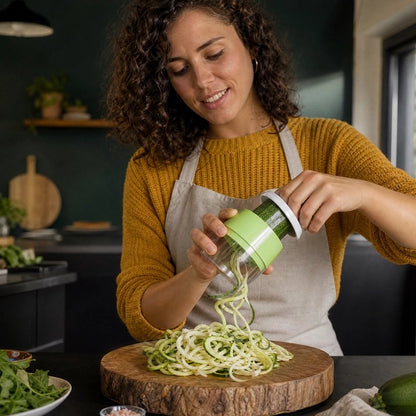 Coupe legumes en forme spirale