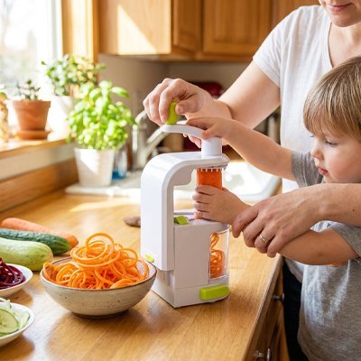 Coupe legumes en spirale  carottes