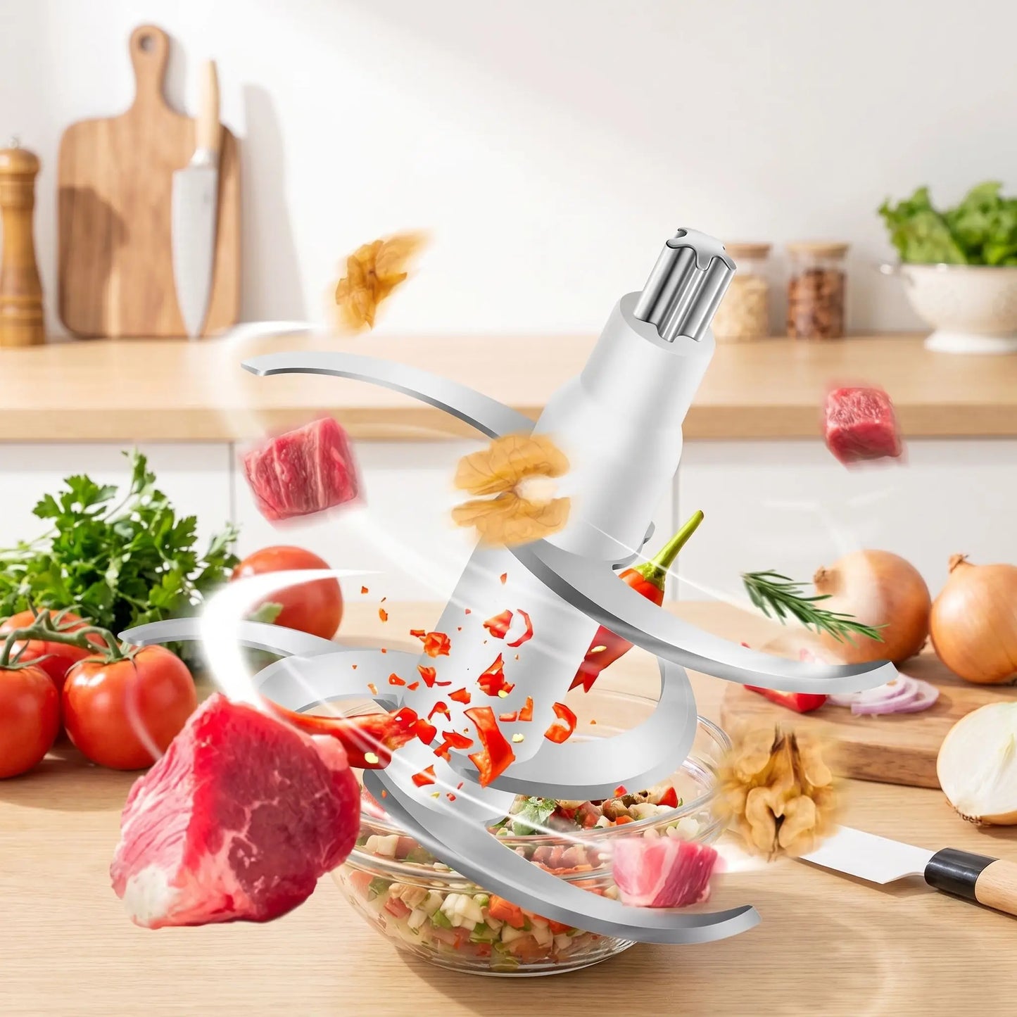 Hachoir à viande électrique™ | Compact 350W