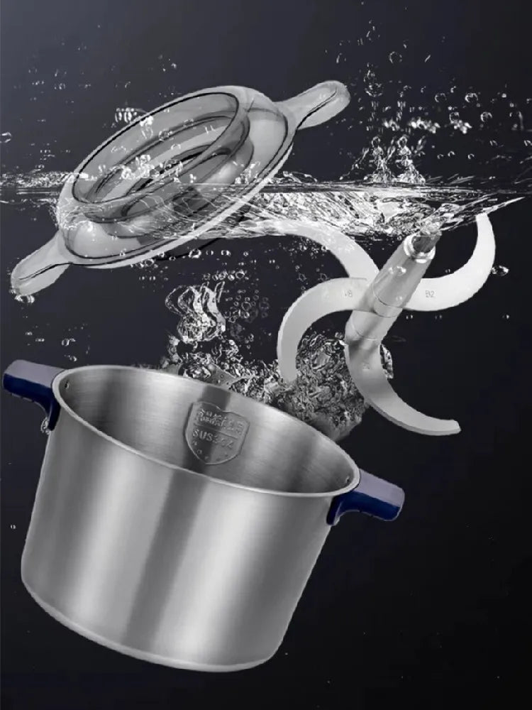 hachoir a viande electrique 8L Inox 1500W nettoyage facile sous leau