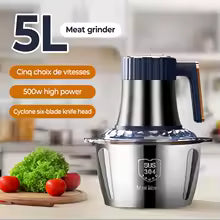 Hachoir à viande électrique™ |Bol 5 L