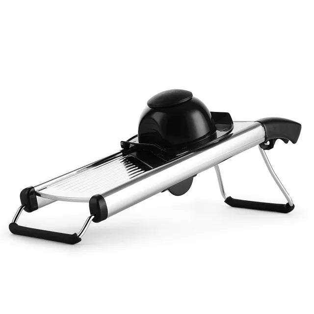 mandoline coupe legume reglable fixe sur plan de travail