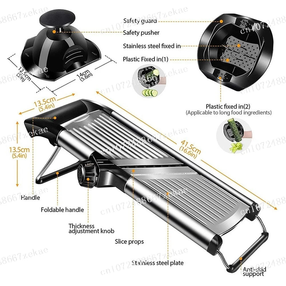 mandoline coupe legume reglable taille