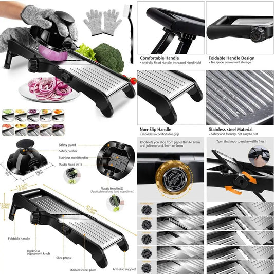 mandoline de cuisine antiderapante