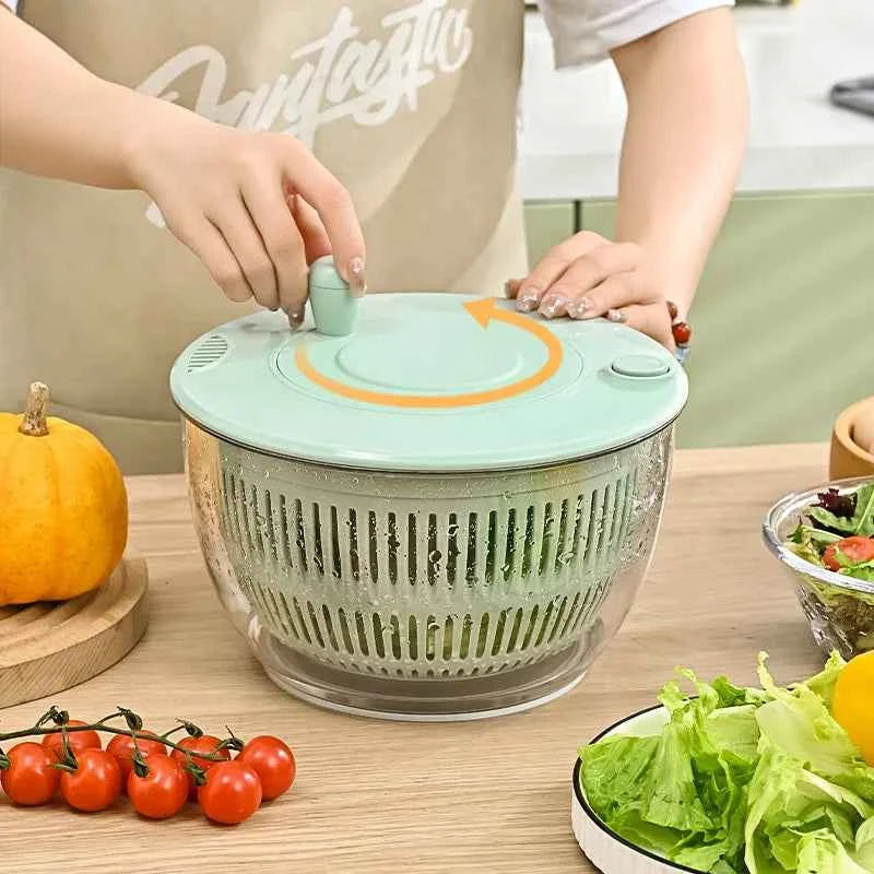 Panier à Salade avec coupe Multifonctions 8 en 1 | Gain de Temps