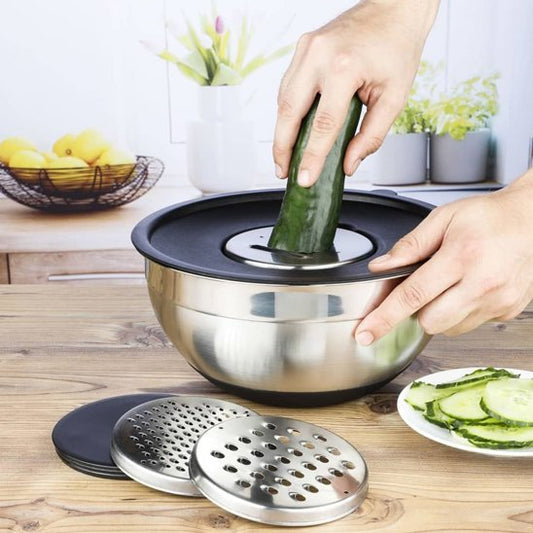 Saladier avec bol rape concombre